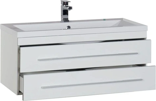 Комплект мебели Aquanet Верона 100 белый (раковина Нота 158753) 00175467 Комплект мебели Aquanet Верона 100 белый (раковина Нота 158753) 00175467