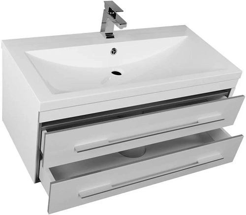 Комплект мебели Aquanet Верона 100 белый (раковина Нота 158753) 00175467 Комплект мебели Aquanet Верона 100 белый (раковина Нота 158753) 00175467