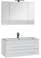 Комплект мебели Aquanet Верона 100 белый (раковина Нота 158753) 00175467 Комплект мебели Aquanet Верона 100 белый (раковина Нота 158753) 00175467