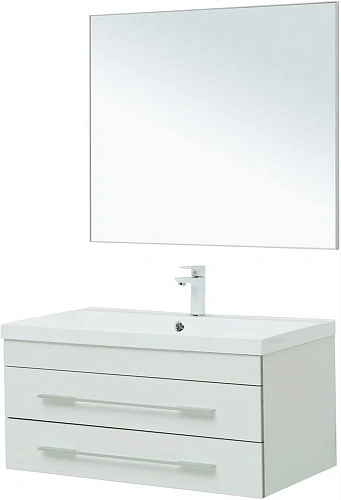 Комплект мебели Aquanet Верона 90 белый матовый 00287639 Комплект мебели Aquanet Верона 90 белый матовый 00287639