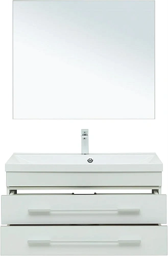 Комплект мебели Aquanet Верона 90 белый матовый 00287639 Комплект мебели Aquanet Верона 90 белый матовый 00287639