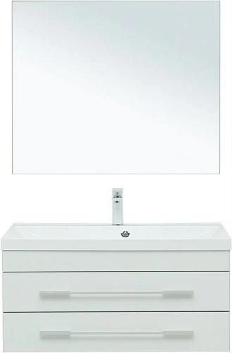 Комплект мебели Aquanet Верона 90 белый матовый 00287639 Комплект мебели Aquanet Верона 90 белый матовый 00287639