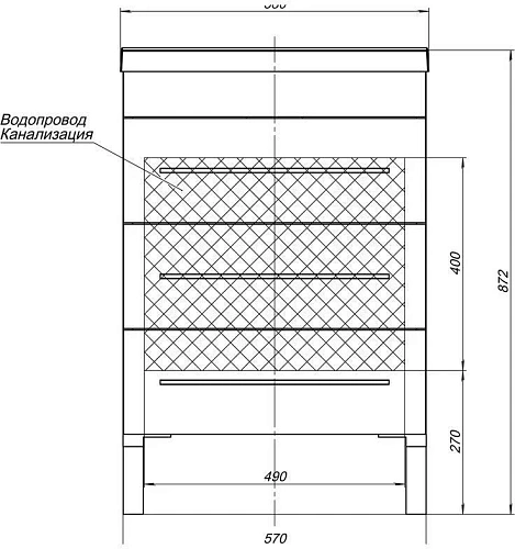 Комплект мебели Aquanet Верона NEW 58 белый (напольный 3 ящика) 00230310 Комплект мебели Aquanet Верона NEW 58 белый (напольный 3 ящика) 00230310