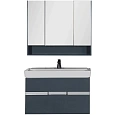Комплект мебели Aquanet Виго 100 сине-серый 00183666 Комплект мебели Aquanet Виго 100 сине-серый 00183666