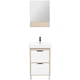 Комплект мебели Aquanet Гретта 55 New светлый дуб (2 ящика) 00239425 Комплект мебели Aquanet Гретта 55 New светлый дуб (2 ящика) 00239425