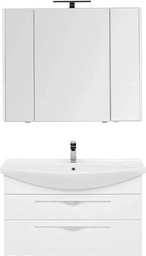 Комплект мебели Aquanet Ирвин 105 белый 00249622 Комплект мебели Aquanet Ирвин 105 белый 00249622