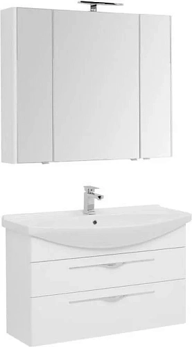 Комплект мебели Aquanet Ирвин 105 белый 00249622 Комплект мебели Aquanet Ирвин 105 белый 00249622