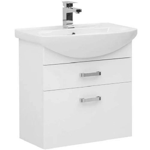 Комплект мебели Aquanet Ирис 65 белый (2 ящика) 00198815 Комплект мебели Aquanet Ирис 65 белый (2 ящика) 00198815