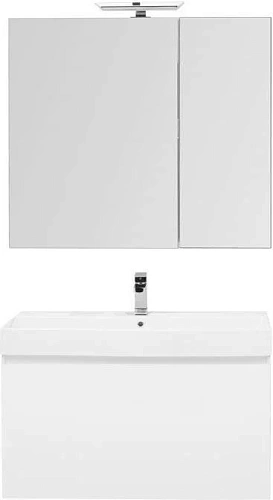 Комплект мебели Aquanet Йорк 100 белый 00203645 Комплект мебели Aquanet Йорк 100 белый 00203645