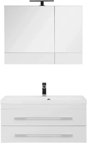 Комплект мебели Aquanet Нота 90 белый (камерино) 00287702 Комплект мебели Aquanet Нота 90 белый (камерино) 00287702