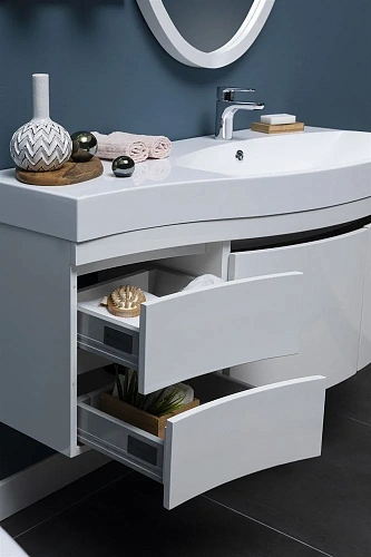 Комплект мебели Aquanet Опера 115 R белый (2 дверцы 2 ящика) 00169418 Комплект мебели Aquanet Опера 115 R белый (2 дверцы 2 ящика) 00169418