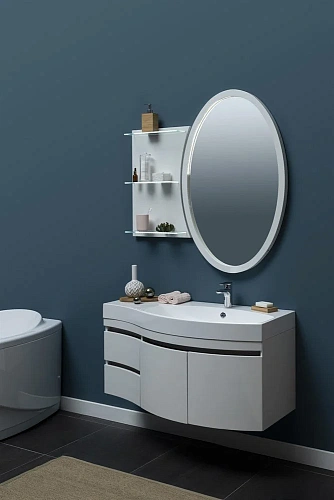 Комплект мебели Aquanet Опера 115 R белый (2 дверцы 2 ящика) 00169418 Комплект мебели Aquanet Опера 115 R белый (2 дверцы 2 ящика) 00169418