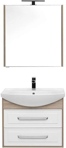 Комплект мебели Aquanet Остин 75 дуб сонома/белый 00252217 Комплект мебели Aquanet Остин 75 дуб сонома/белый 00252217