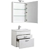 Комплект мебели Aquanet Рондо 70 белый (2 ящика, зеркало камерино) 00195701 Комплект мебели Aquanet Рондо 70 белый (2 ящика, зеркало камерино) 00195701