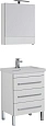 Комплект мебели Aquanet Сиена 60 белый (напольный 3 ящика) 00196495 Комплект мебели Aquanet Сиена 60 белый (напольный 3 ящика) 00196495