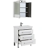 Комплект мебели Aquanet Сиена 70 белый (напольный 3 ящика) 00196502 Комплект мебели Aquanet Сиена 70 белый (напольный 3 ящика) 00196502