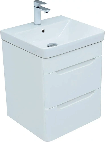 Комплект мебели Aquanet София 50 белый глянец (2 ящика) 00274191 Комплект мебели Aquanet София 50 белый глянец (2 ящика) 00274191