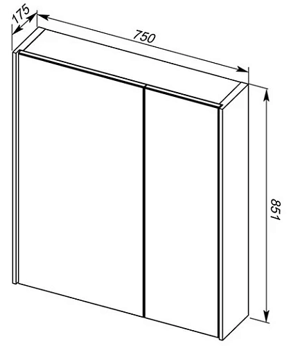 Комплект мебели Aquanet Тулон 75 белый 00183626 Комплект мебели Aquanet Тулон 75 белый 00183626