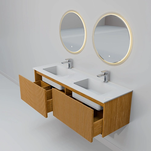 Комплект мебели ArtDecco Elizabeth 140 AEL14W11D2MF белый дуб Комплект мебели ArtDecco Elizabeth 140 AEL14W11D2MF белый дуб