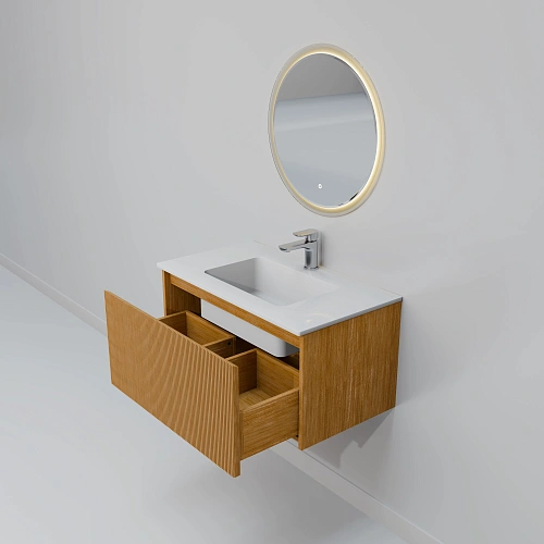 Комплект мебели ArtDecco Elizabeth 80 AEL08W11S2MF белый дуб Комплект мебели ArtDecco Elizabeth 80 AEL08W11S2MF белый дуб