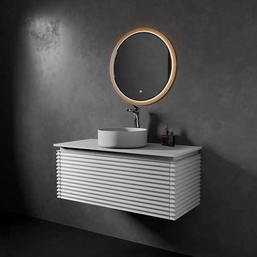 Комплект мебели ArtDecco Jacqueline 100 AJC10W34S3MF белый Комплект мебели ArtDecco Jacqueline 100 AJC10W34S3MF белый