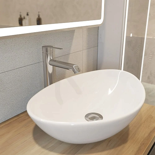 Комплект мебели STWORKI Берген 60 серая со светлой столешницей 122, раковина Moduo 55 Leaf, L 549753 Комплект мебели STWORKI Берген 60 серая со светлой столешницей 122, раковина Moduo 55 Leaf, L 549753