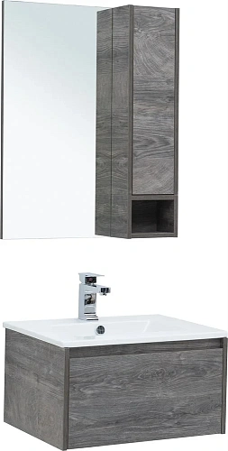 Комплект мебели STWORKI Карлстад 60 дуб рошелье, в стиле лофт, подвесная (комплект, гарнитур) 418798 Комплект мебели STWORKI Карлстад 60 дуб рошелье, в стиле лофт, подвесная (комплект, гарнитур) 418798