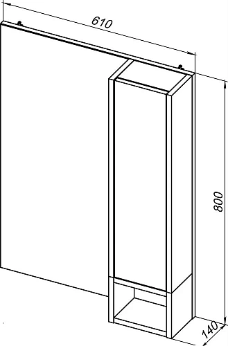 Комплект мебели STWORKI Карлстад 60 дуб рошелье, в стиле лофт, подвесная (комплект, гарнитур) 418798 Комплект мебели STWORKI Карлстад 60 дуб рошелье, в стиле лофт, подвесная (комплект, гарнитур) 418798
