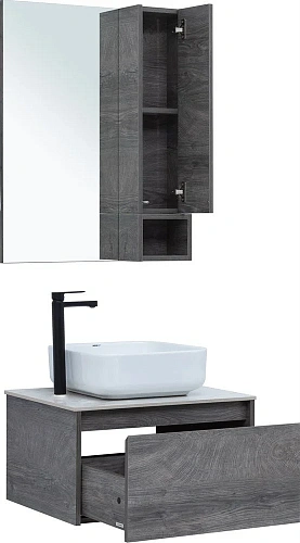 Комплект мебели STWORKI Карлстад 60 дуб рошелье, монте тиберио, с отверстием под смеситель в столешн 425174 Комплект мебели STWORKI Карлстад 60 дуб рошелье, монте тиберио, с отверстием под смеситель в столешн 425174