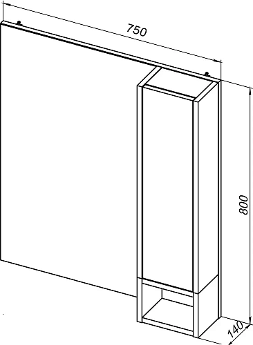 Комплект мебели STWORKI Карлстад 75 дуб рошелье, в стиле лофт, под дерево, серая 418885 Комплект мебели STWORKI Карлстад 75 дуб рошелье, в стиле лофт, под дерево, серая 418885