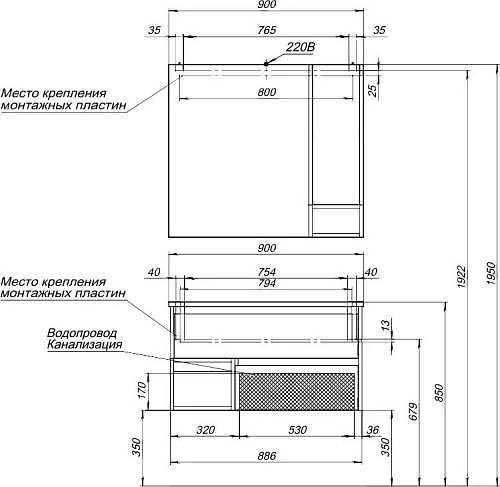 Комплект мебели STWORKI Карлстад 90 дуб рошелье, в стиле лофт, серая (комплект, гарнитур) 421752 Комплект мебели STWORKI Карлстад 90 дуб рошелье, в стиле лофт, серая (комплект, гарнитур) 421752