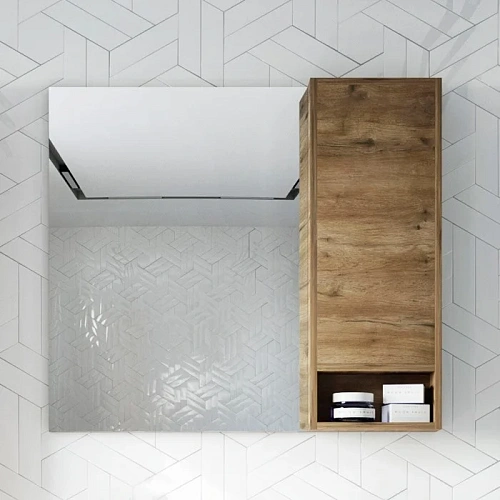 Комплект мебели STWORKI Карлстад 90 дуб рустикальный, роверелла, в стиле лофт, под дерево, подвесная 427905 Комплект мебели STWORKI Карлстад 90 дуб рустикальный, роверелла, в стиле лофт, под дерево, подвесная 427905