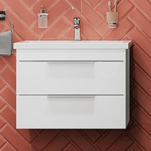 Комплект мебели STWORKI Копенгаген 70 белая, подвесная, в современном стиле (комплект, гарнитур) 467 467217 Комплект мебели STWORKI Копенгаген 70 белая, подвесная, в современном стиле (комплект, гарнитур) 467 467217