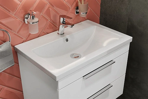 Комплект мебели STWORKI Копенгаген 70 белая, подвесная, в современном стиле (комплект, гарнитур) 467 467217 Комплект мебели STWORKI Копенгаген 70 белая, подвесная, в современном стиле (комплект, гарнитур) 467 467217