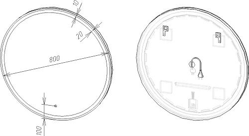 Комплект мебели STWORKI Молде 95 антрацит, с сифоном 579374 Комплект мебели STWORKI Молде 95 антрацит, с сифоном 579374