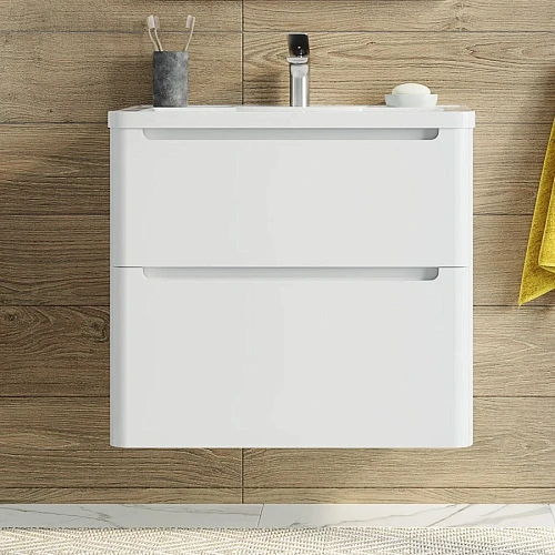 Комплект мебели STWORKI Монтре 70 белая 432014 Комплект мебели STWORKI Монтре 70 белая 432014