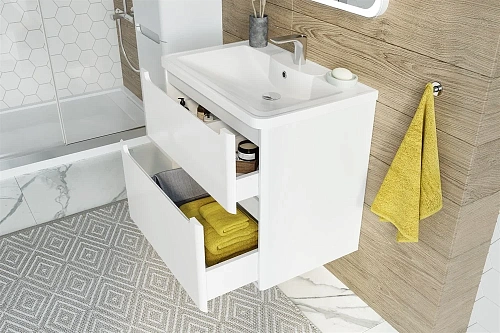 Комплект мебели STWORKI Монтре 70 белая 432014 Комплект мебели STWORKI Монтре 70 белая 432014