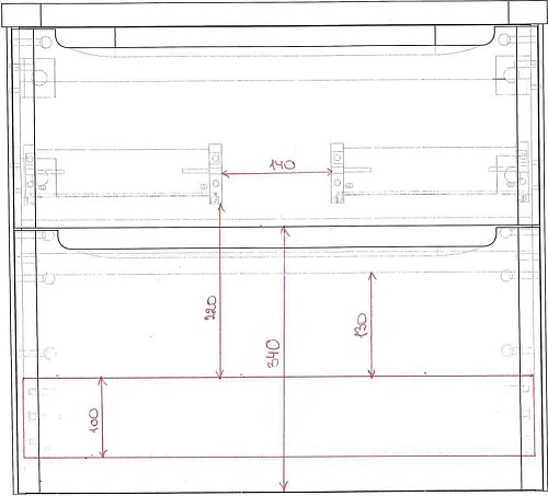 Комплект мебели STWORKI Монтре 70 белая 432014 Комплект мебели STWORKI Монтре 70 белая 432014