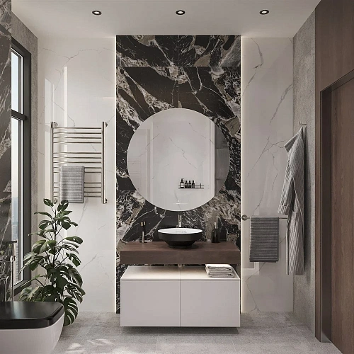 Комплект мебели STWORKI Ольборг 100 столешница дуб карпентер, без отверстий, 2 тумбы 50, с раковиной 536748 Комплект мебели STWORKI Ольборг 100 столешница дуб карпентер, без отверстий, 2 тумбы 50, с раковиной 536748