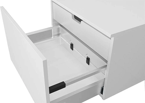 Комплект мебели STWORKI Ольборг 100 столешница дуб французский, без отверстий, 2 тумбы 50, с раковин 489113 Комплект мебели STWORKI Ольборг 100 столешница дуб французский, без отверстий, 2 тумбы 50, с раковин 489113