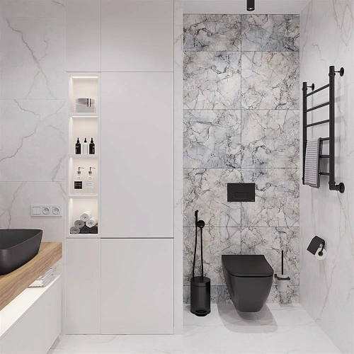 Комплект мебели STWORKI Ольборг 100 столешница дуб французский, без отверстий, 2 тумбы 50, с раковин 542494 Комплект мебели STWORKI Ольборг 100 столешница дуб французский, без отверстий, 2 тумбы 50, с раковин 542494