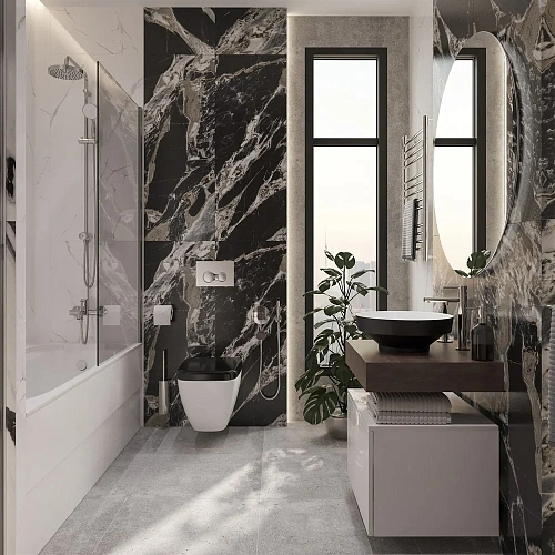 Комплект мебели STWORKI Ольборг 60 столешница дуб карпентер, без отверстий, с тумбой 60, с раковиной 536665 Комплект мебели STWORKI Ольборг 60 столешница дуб карпентер, без отверстий, с тумбой 60, с раковиной 536665