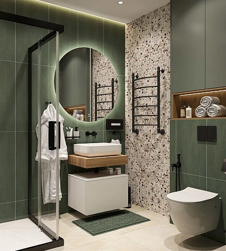 Комплект мебели STWORKI Ольборг 60 столешница дуб французский, без отверстий, с тумбой 60, с раковин 488936 Комплект мебели STWORKI Ольборг 60 столешница дуб французский, без отверстий, с тумбой 60, с раковин 488936