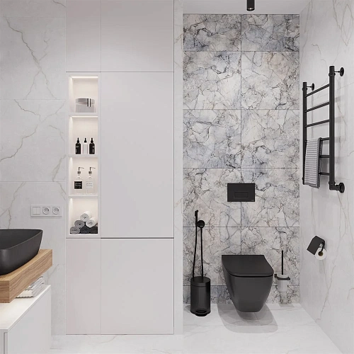 Комплект мебели STWORKI Ольборг 60 столешница дуб французский, без отверстий, с тумбой 60, с раковин 542463 Комплект мебели STWORKI Ольборг 60 столешница дуб французский, без отверстий, с тумбой 60, с раковин 542463