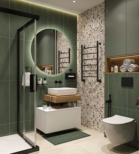 Комплект мебели STWORKI Ольборг 60 столешница дуб французский, без отверстий, с тумбой 80, с раковин 488967 Комплект мебели STWORKI Ольборг 60 столешница дуб французский, без отверстий, с тумбой 80, с раковин 488967