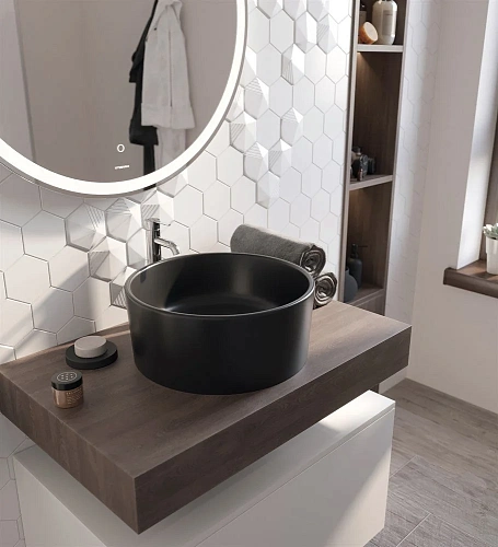 Комплект мебели STWORKI Ольборг 80 столешница дуб карпентер, без отверстий, с тумбой 80 481927 Комплект мебели STWORKI Ольборг 80 столешница дуб карпентер, без отверстий, с тумбой 80 481927