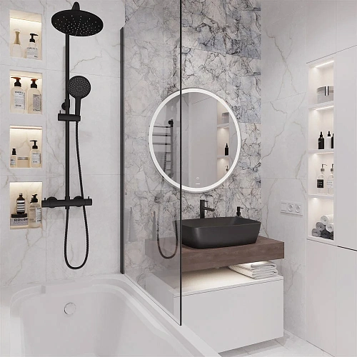 Комплект мебели STWORKI Ольборг 80 столешница дуб карпентер, без отверстий, с тумбой 80, с раковиной 542627 Комплект мебели STWORKI Ольборг 80 столешница дуб карпентер, без отверстий, с тумбой 80, с раковиной 542627