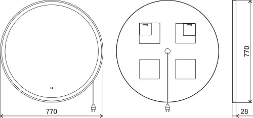 Комплект мебели STWORKI Ольборг 80 столешница дуб французский, без отверстий, с тумбой 80, с раковин 542488 Комплект мебели STWORKI Ольборг 80 столешница дуб французский, без отверстий, с тумбой 80, с раковин 542488
