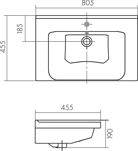 Комплект мебели STWORKI Стокгольм 80 белая, под дерево, в скандинавском стиле 406321 Комплект мебели STWORKI Стокгольм 80 белая, под дерево, в скандинавском стиле 406321