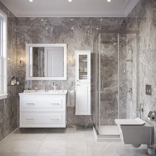 Комплект мебели STWORKI Хадстен 100 белая 540917 Комплект мебели STWORKI Хадстен 100 белая 540917